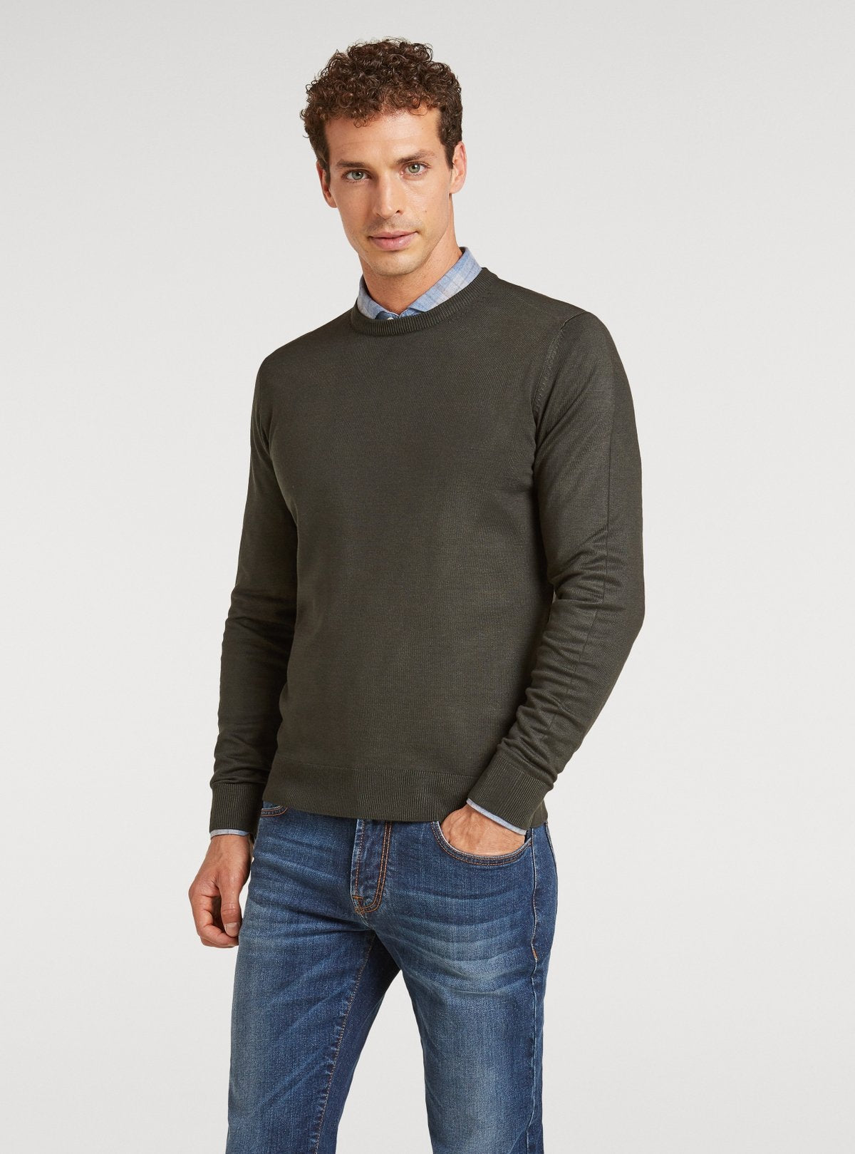 Maglia Girocollo Tinta Unita