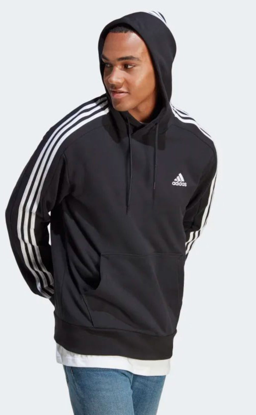 Felpa con cappuccio Adidas Essentials 3-Stripes