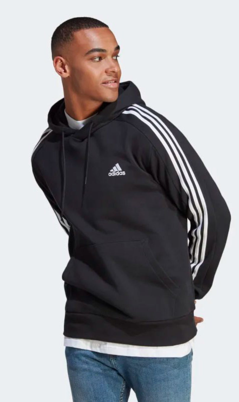 Felpa con cappuccio Adidas Essentials 3-Stripes