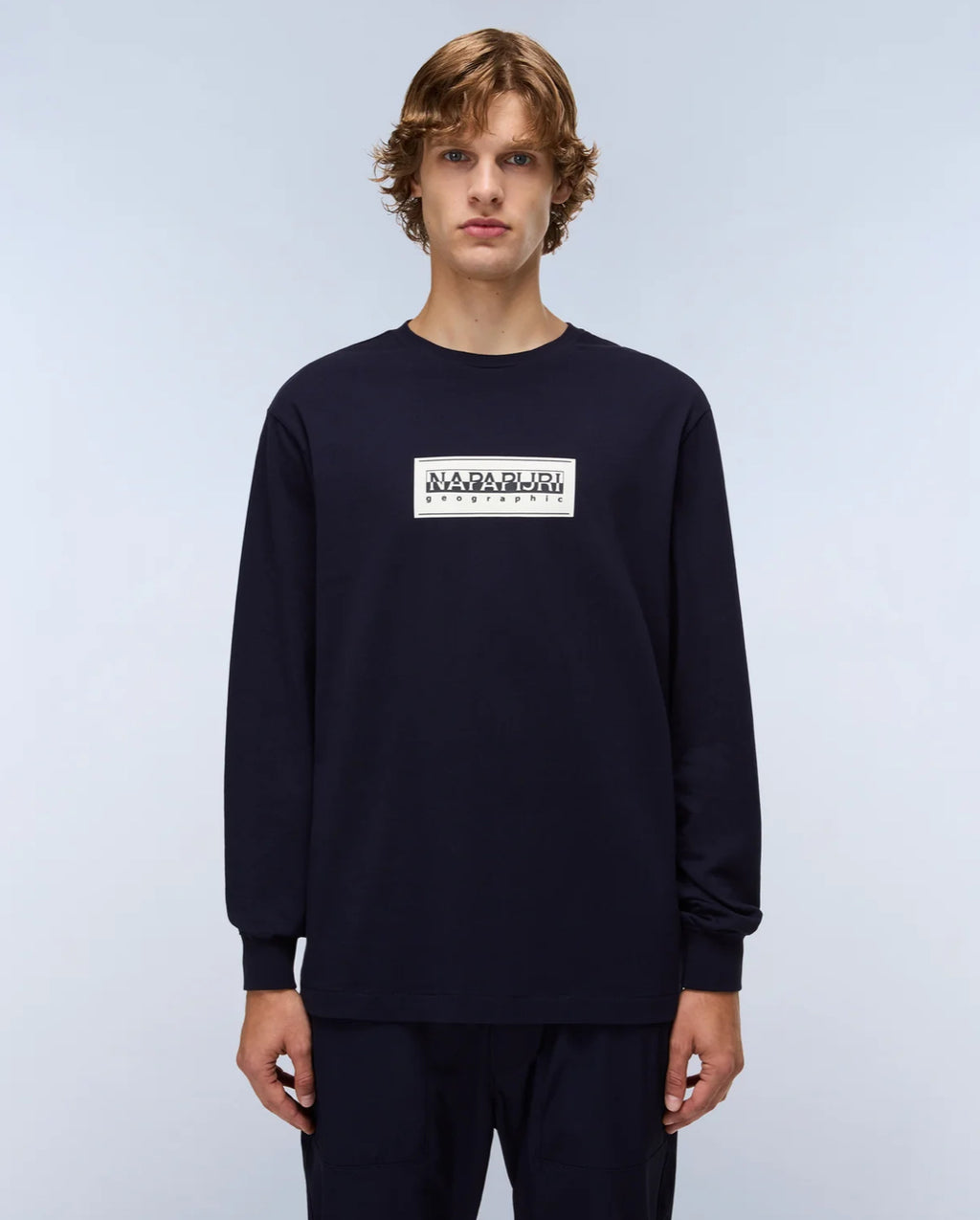 Felpa girocollo Napapijri Geographic con stampa