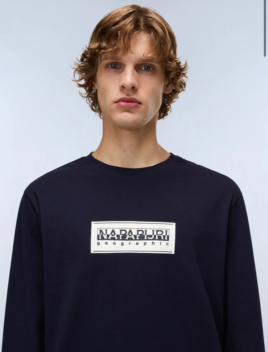 Felpa girocollo Napapijri Geographic con stampa