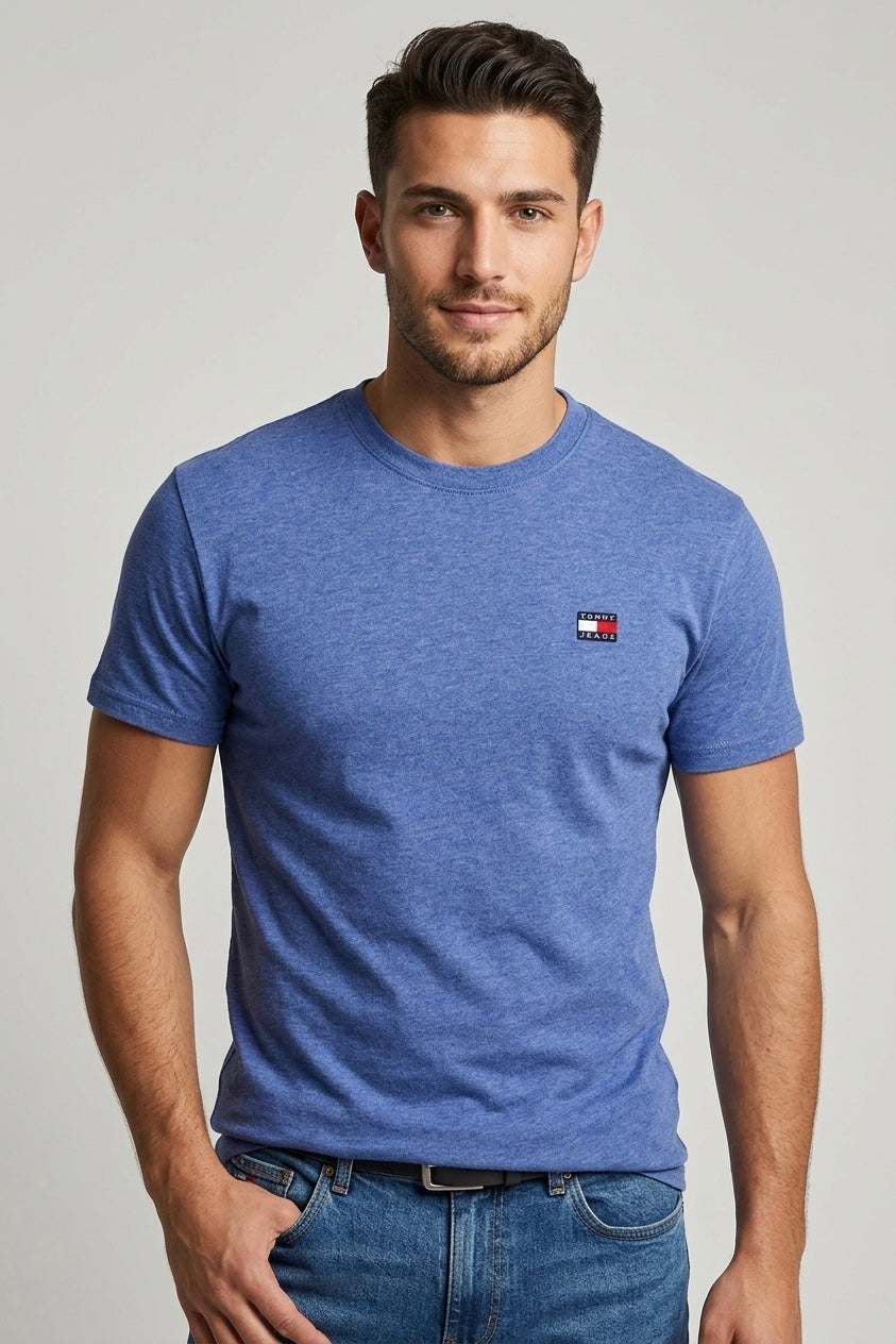 T-shirt Tommy Jeans Blu Avio