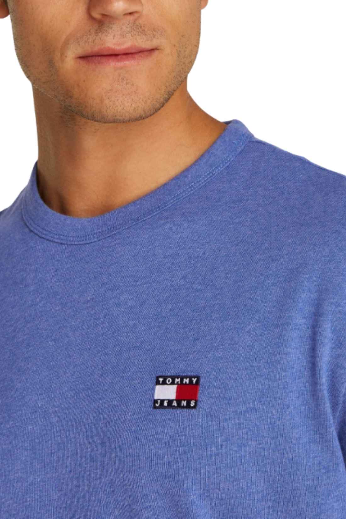 T-shirt Tommy Jeans Blu Avio